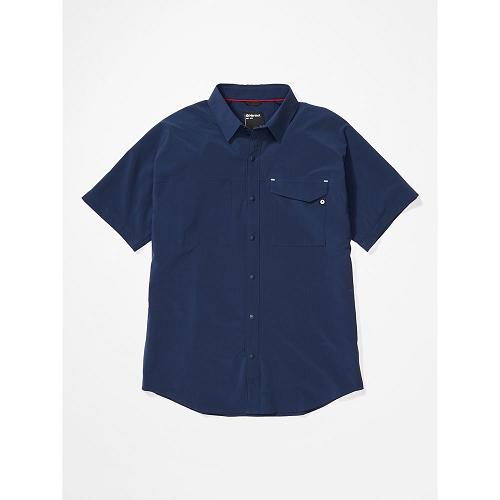 Marmot Northgate Peak Shirts For Mens Navy BDV792045